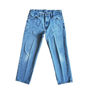 VTG Carpenters Jeans Mens 34x29 Medium Wash Western Cowboy Workwear Denim Pants